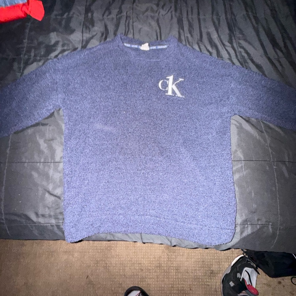 Calvin Klein Men's Blue Sweater